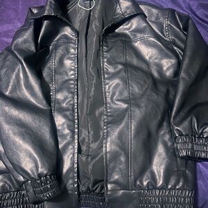 Women's Black Bomber Jacket